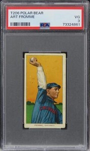 1909 T206 Polar Bear Art Fromme PSA 3 VG
