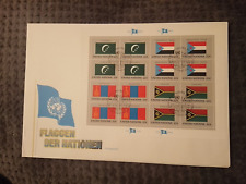 UNITED NATIONS FIRST DAY COVERS 1987 - FLAG SERIES No 01