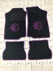 Alfombrillas para VW Golf 2 Fire and Ice Velour alfombra SW con logotipo morado alfombra coche - Imagen 1 de 1