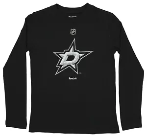 Reebok Dallas Stars NHL Boys' Youth (8-20) Distressed Team Logo Tee, Black - Picture 1 of 5