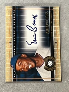 2005 Fleer Patchworks Ernie Banks Autoworks Gold Auto /49 #AW-EB Chicago *RARE - Picture 1 of 2