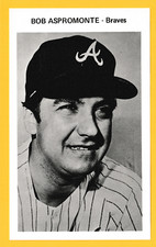 1969 Atlanta Braves Picture Pack 4.5x7 Bob Aspromonte (KCR)