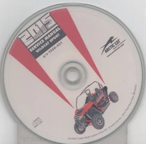 2015 ARCTIC CAT ATV WILDCAT SPORT SERVICE MANUAL CD 2260-431 (822) - Picture 1 of 1