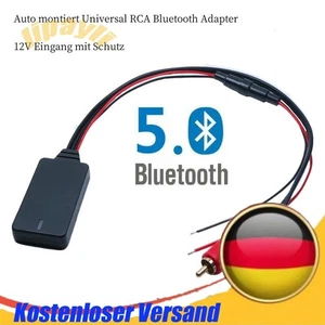 Bluetooth5.0 Stereo Adapter AUX Bluetooth Adapter Auto 12V Radio Audio Kabel - Bild 1 von 4
