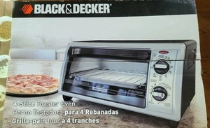 BLACK&DECKER 9" Pizza/4-Slice Toaster Oven - MDL# TO1322SBD 🔥 New In SEALED Box - Picture 1 of 6