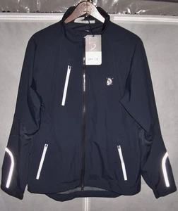 NEW $285 ZERO RESTRICTION Rain Jacket Shirt SHINNECOCK HILLS GOLF CLUB Sz S Navy - Picture 1 of 8