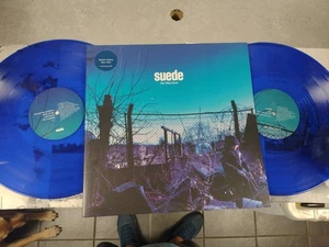 SUEDE The Blue Hour 2 LP Gfold Blue Vinyl w Inners EU 2018 Warner Music NM - Picture 1 of 8