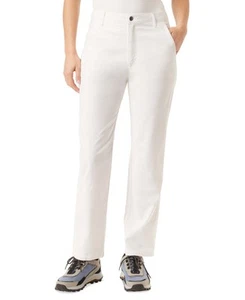 Bass Outdoor Women Slim fit Casual Pants 8 / 30 White Solid Stretch - Picture 1 of 1