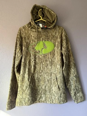 Mossy Oak PERFORMANCE FLEECE BRAND LOGO HOODIE Men’s Medium - Image 1 of 2