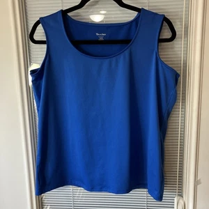 C- Blaues ärmelloses TanJay Top PM/M Petite - Bild 1 von 6