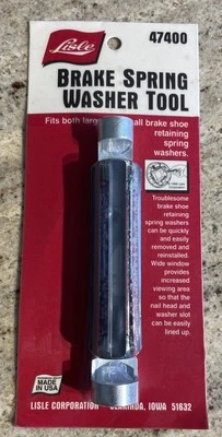 Herramienta de arandela de resorte de freno Lisle 47400 **Hecha en EE. UU.** NUEVA Foto 1 de 4