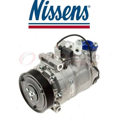 Nissens AC Compressor for 2004-2006 Audi A4 Quattro 3.0L V6 - Heating Air vc Foto 1 de 4