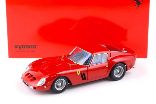Miniature Kyosho 1/18 – Ferrari 250 GTO Rouge 1962 – KS08438R – Neuve