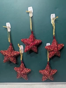 5er Set Weihnachtsstern Ornamente - Bild 1 von 5