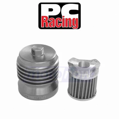 PC Racing FLO Spin On Stainless Steel Oil Filter for 2018 Ducati Multistrada sq Foto 1 de 4
