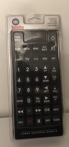 Jumbo Universal Remote TV VCR DVD SAT Cable Control Big Button Remote Large NEW - Picture 1 of 9
