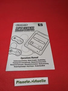 NOTICE CONSOLE CLASSIC MINI SNES NINTENDO 🌟  - Picture 1 of 4
