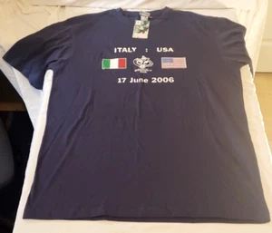 FIFA World Cup Shirt Mens Size Extra Large Germany 2006 Semi Final Italy vs. USA - Picture 1 of 8