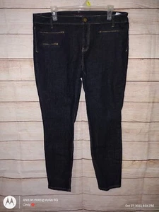 Tommy Hilfiger Damen Gr. 14 Jeans Blue Wash Denim Crop Pre Loved - Bild 1 von 9