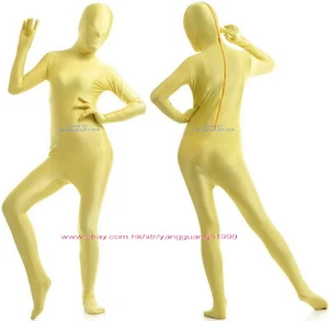 Unisex Spandex Catsuit Costumes Women Men Jumpsuits Bodysuit Full Outfit F860 - Picture 1 of 77