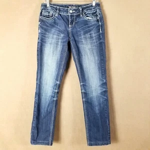 Zco Jeans Women's Distressed Straight Relaxed Size 9 - Picture 1 of 10