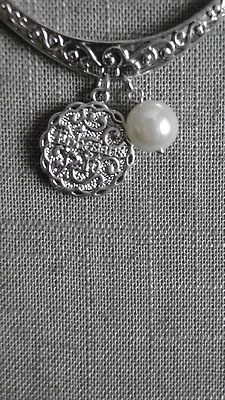 Pulsera Joyería Premier Designs Efesios 2:10 religiosa con perla NUEVA Foto 1 de 3