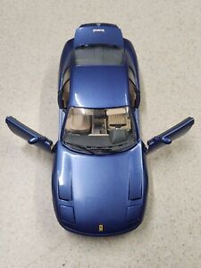 Bburago 1992 Ferrari 456 GT 1:18 1/18th Scale Diecast Die Cast Model Car Blue