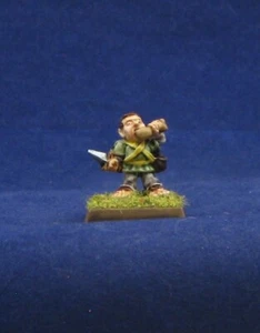 Bemalte Gobbul Miliz, Zitadelle (1988) GW C11 Halflings, OOP Metall RPG Miniatur - Bild 1 von 4
