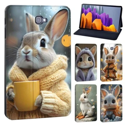 Print Leather Tablet Stand Cover Case For Samsung Galaxy Tab S6 Lite/S8/S9/A8/A9