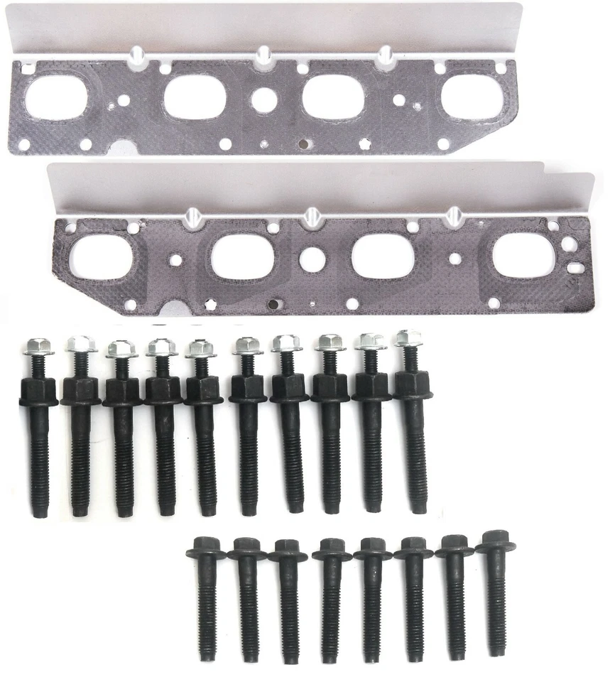 For 2009 - 2018 Dodge 5.7L EXHAUST MANIFOLD GASKET SET + BOLT, STUDS & NUTS - Image 1 of 3