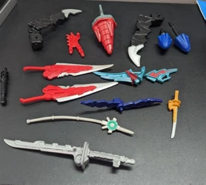 Bandai Power Rangers Samurai Action Figure Swords & Loose Weapons Accessorie Lot - Picture 1 of 19