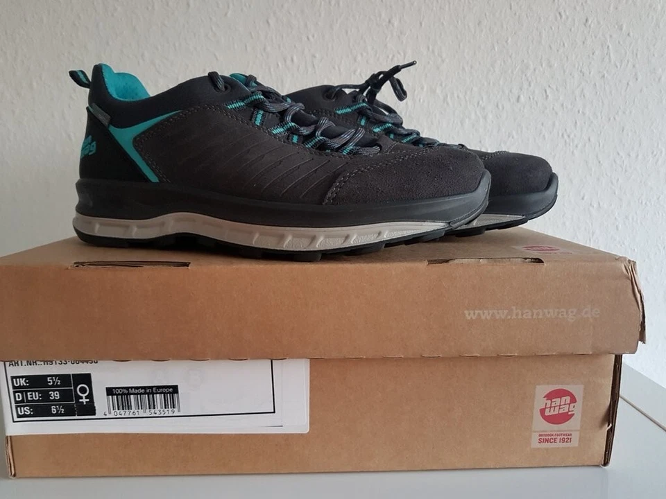 Hanwag Outdoor / Wanderschuhe Damen blueridge low Ladies Gr.39 UK5 NEU