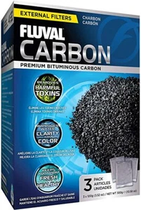FLUVAL CARBON EXTERNAL FILTERS 3 PACK 3 X 100G NEW - Picture 1 of 1