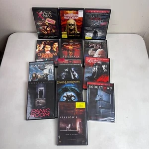 13 Horror DVD Movie Lot Sci-fi Thriller Slasher Psycological - Picture 1 of 11
