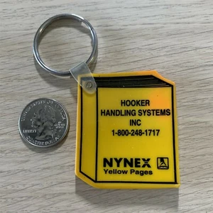 NYNEX New York Yellow Pages Hooker Handling Systems Keychain Key Ring #38684 - Picture 1 of 2