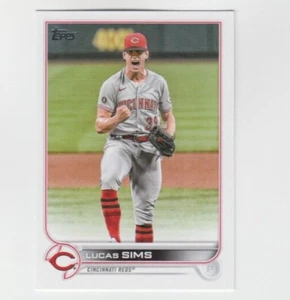 (10) Lote de tarjetas Lucas Sims 2022 Topps Update Series #us161 Cincinnati Reds - Imagen 1 de 1