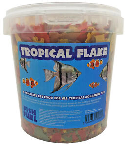 Fish Fuel Tropical Flake Food 1 Litre - Tropical Aquarium Fish Food - 1000ml