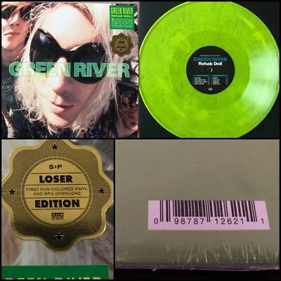 GREEN RIVER Rehab Doll 2x LP Green Vinyl Loser Edition SEALED-Mudhoney Pearl Jam Foto 1 de 4