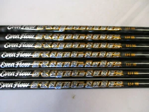 EVENFLOW RIPTIDE BLK DRIVER SHAFT - senior, regular,stiff, x-flex & adaptor - Picture 1 of 14