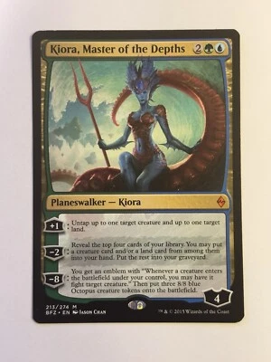 Kiora, Master Of The Depths Battle For Zendikar, Mythic  Rare Planeswalker - Image 1 of 2