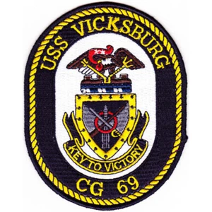 USS Vicksburg CG-69 Patch - Bild 1 von 6