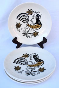 Royal China - GOOD MORNING - (4) 6 1/2" BREAD & BUTTER PLATES - Picture 1 of 5