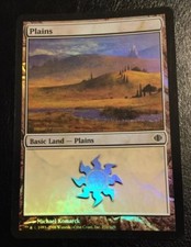 Mtg Plains Foil shards of alara NM