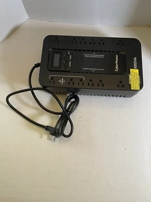CyberPower EC850LCD Ecologic 850 VA 510 Watts 12 Outlets UPS New Open Box - Image 1 of 2