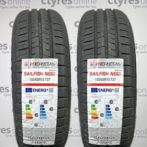 2X New 155 65 13 NEREUS NS601 73T 155/65R13 155 65 13 *B WET GRIP* (2 TYRES) - Picture 1 of 2