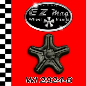 Insertos de rueda WI 2924-B ranurados 5 radios estilo euro EZ Mag se adaptan a autos Strombecker - Imagen 1 de 5