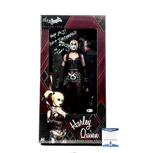 Harley Quinn Rare Signed NECA 18" Action Figure Statue Doll Tara Strong BAS COA