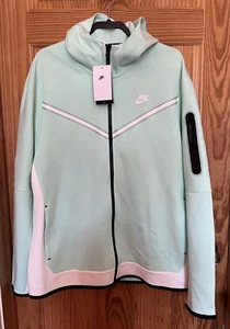 Sudadera con capucha Nike Tech polar cremallera completa espuma/vela como nueva para hombre talla XL-alto CU4489-379 - Imagen 1 de 11