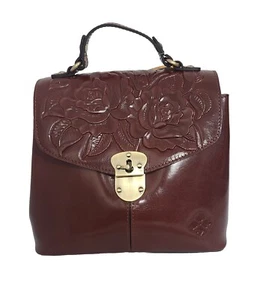 Patricia Nash Sinclair wandelbarer Rucksack aus verziertem Leder - britisch hellbraun - neu mit Etikett - Bild 1 von 6