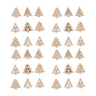 Wooden Christmas Chips Creative Cutouts Slice Xmas Decoration